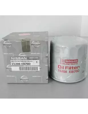 GENUINE NISSAN OIL FILTER # 15208-EB70D image