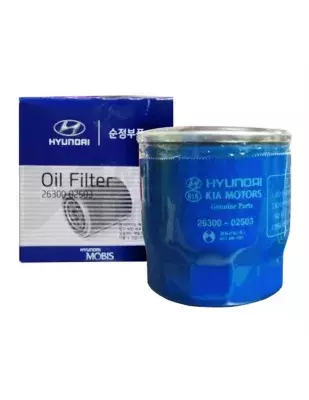 GENUINE HYUNDAI OIL FILTER # 26300-02503 image