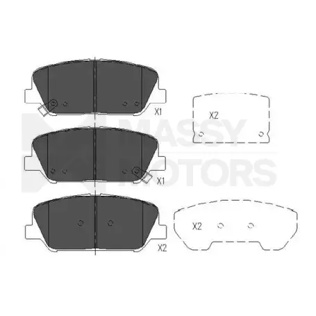 KAVO BRAKE PAD FR  # KBP-3042