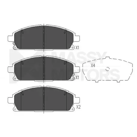 KAVO BRAKE PAD FR  # KBP-6515