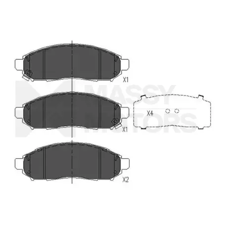 KAVO BRAKE PAD  # KBP-6574