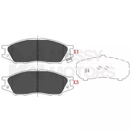 KAVO BRAKE PAD  # KBP-6577