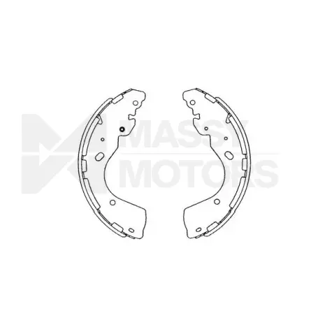 KAVO BRAKE SHOE  # KBS-7402